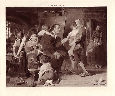 Pestalozzi, The Children's Friendfrom our Antique Prints Catalogue - phoenixant.com