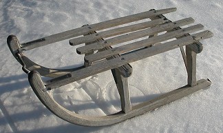 small weathered sled from our Antiques catalogue - Phoenixant.com