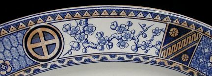 19'th century ironstone serving platter from our Antiques catalogue - Phoenixant.com