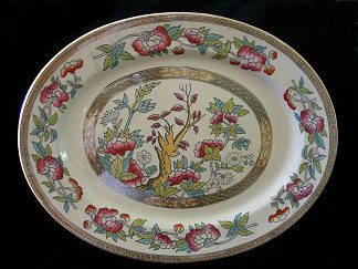 19'th century ironstone serving platter from our Antiques catalogue - Phoenixant.com