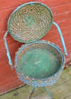 folk art sewing basket from our folk art catalogue - Phoenixant.com