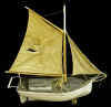 folk art model sailboat from our folk art catalogue - Phoenixant.com