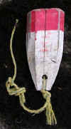 folk art wooden buoy from our folk art catalogue - phoenixant.com