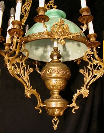 Dutch oil/candelabrum combination circa 1870 from our Lighting catalogue - Phoenixant.com