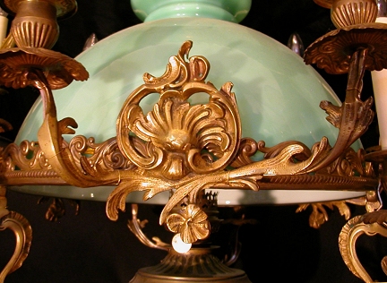 Dutch oil/candelabrum combination circa 1870 from our Lighting catalogue - Phoenixant.com