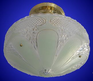 bead chain glass lampshade c.1930 from our Lighting catalogue - Phoenixant.com