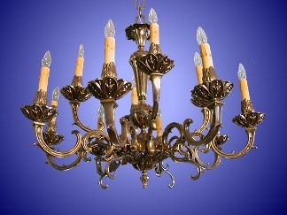 French two level chandelier circa 1920 from our Lighting catalogue - Phoenixant.com