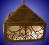 Hallway fixture c. 1930, original flash glass panels from our Lighting catalogue - Phoenixant.com