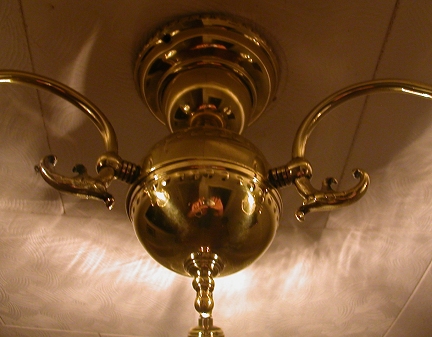 brass centre ball ceiling fixture c 1930 from our Lighting catalogue - Phoenixant.com