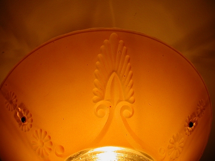 bead chain glass lampshade c.1930 from our Lighting catalogue - Phoenixant.com