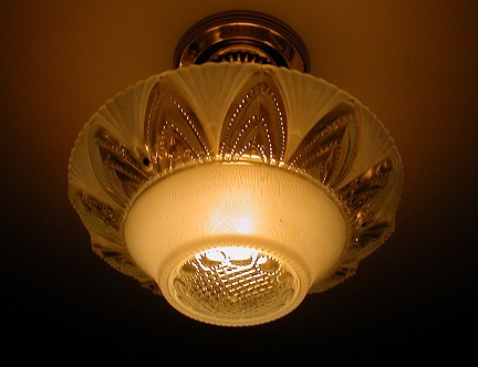 bead chain glass lampshade c.1930 from our Lighting catalogue - Phoenixant.com