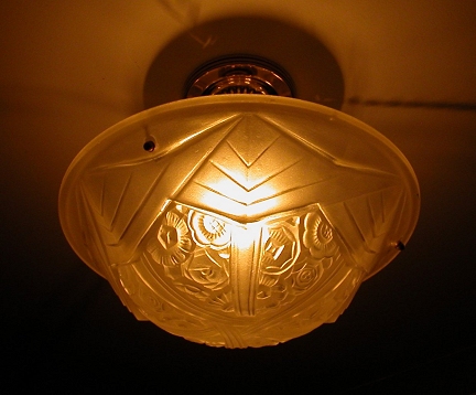 bead chain glass lampshade c.1930 from our Lighting catalogue - Phoenixant.com