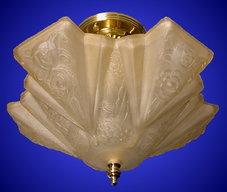 art deco glass lampshade c.1930 from our Lighting catalogue - Phoenixant.com