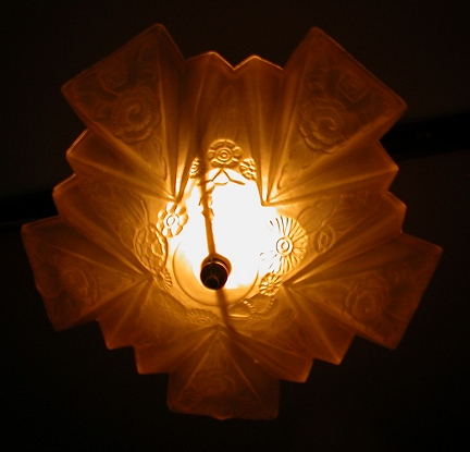 art deco glass lampshade c.1930 from our Lighting catalogue - Phoenixant.com