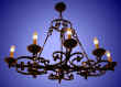 antique wrought-iron candle chandelier from our Lighting catalogue - Phoenixant.com