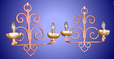 pair of wallsconces France c.1910 from our Lighting catalogue - Phoenixant.com