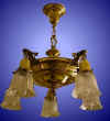 decorative brass five-light chandelier from our Lighting catalogue - Phoenixant.com